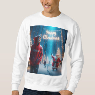God jul-utfall   Jultröjor Lång Ärmad Tröja