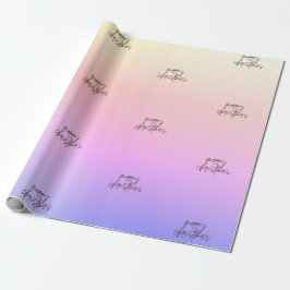 God jul Vacker Gradient Modern Ombre Presentpapper