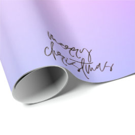 God jul Vacker Gradient Modern Ombre Presentpapper