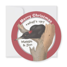 God jul +vad är det? Woodpecker CC1043-kort