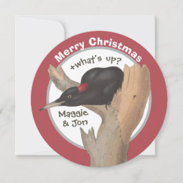 God jul +vad är det? Woodpecker CC1043-kort