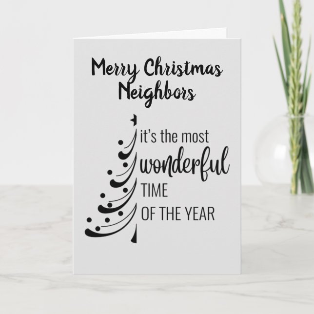 GOD JUL **VÅRA GRANNAR FANTASTISK *** HELGKORT (Framsida)