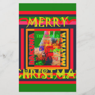 God jul Världen runt mig är lycklig Brevpapper