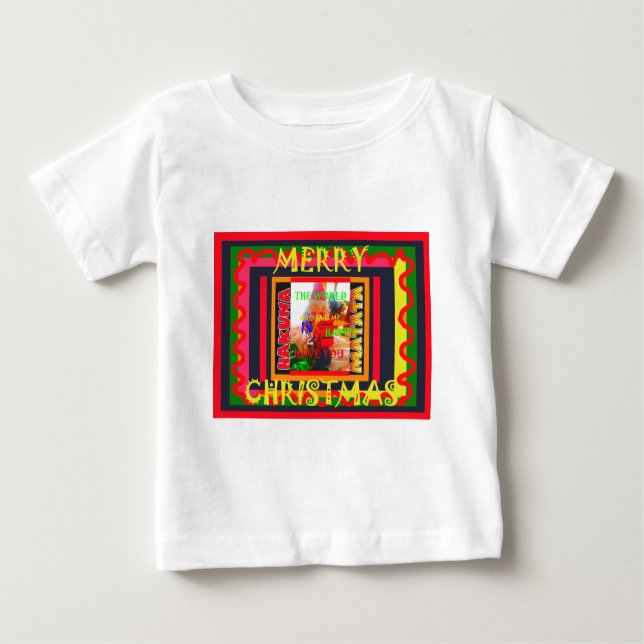 God jul Världen runt mig är lycklig T Shirt (Framsida)