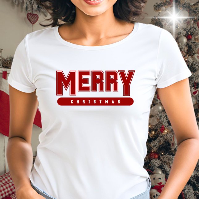God jul - Varsity Red T Shirt (Skapare uppladdad)