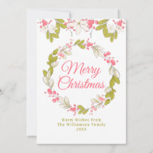 God jul Vattenfärg Utandning och Berries