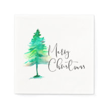 God jul, vattenfärgstramningar med begränsad grönt