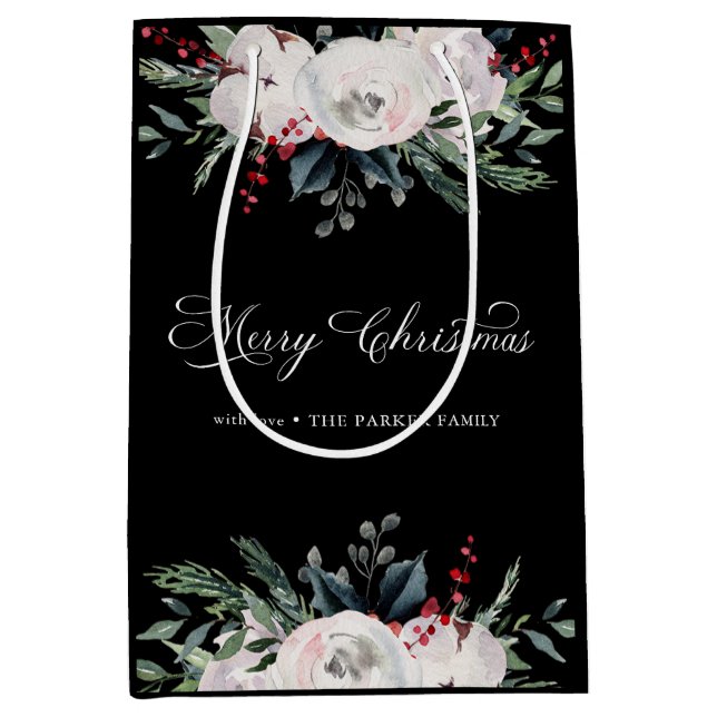 God Jul | Vattenskärtskläder på svart (Framsidan)