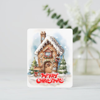 god jul-växthus julkort