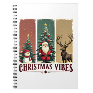 God jul Vibes Endast Julafton Anteckningsbok