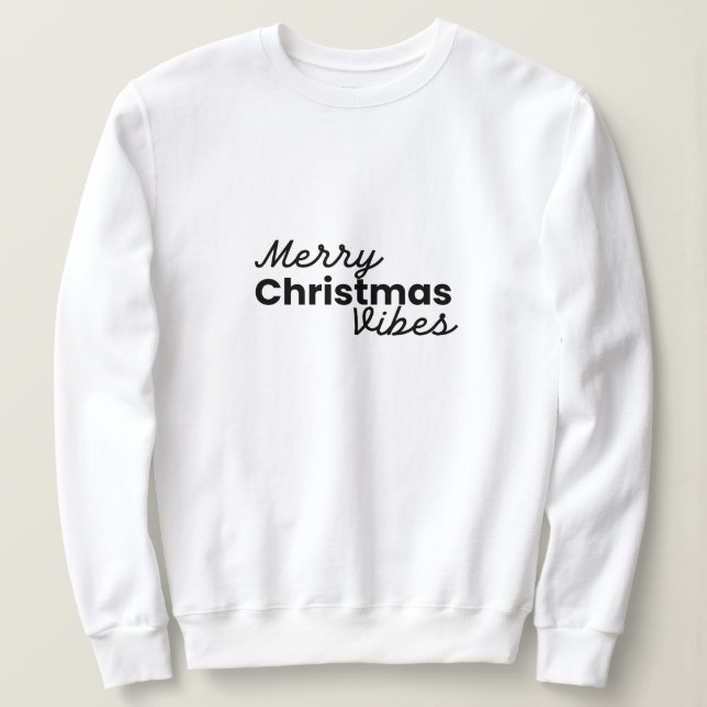 God jul Vibes | Modern minimalistisk Snyggt T Shirt (Design framsida)