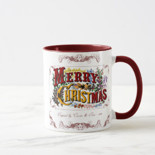 God jul Victorian Mugg