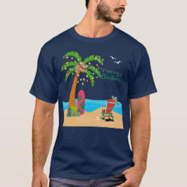 God jul vid Beach T-Shirt