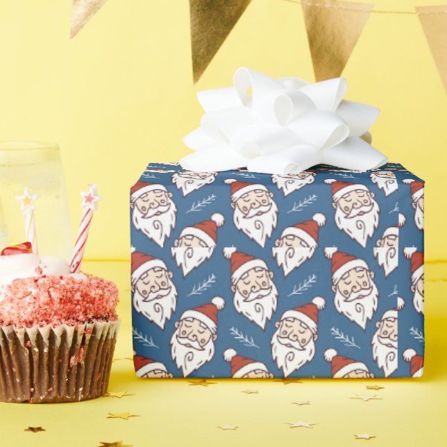 God jul vid Mönster Dekorationerna Mönster Presentpapper (Födelsedagsfest)