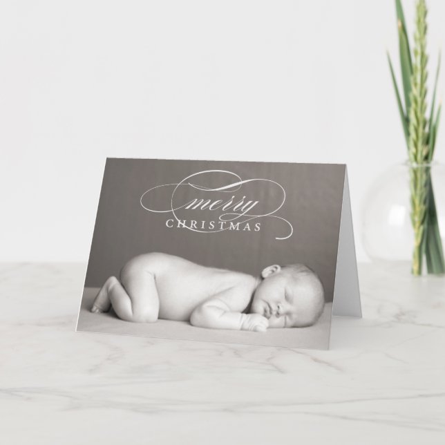 God Jul - Vikbar Julkort Helgkort (Framsida)