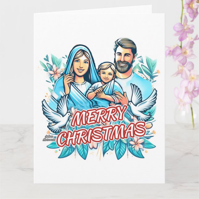 God jul-vikt kort (Orkide)