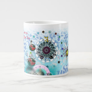 God jul Vind Jultomten Sock Jumbo Mugg