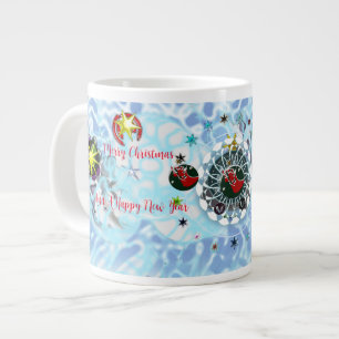 God jul Vind Jultomten Sock Jumbo Mugg