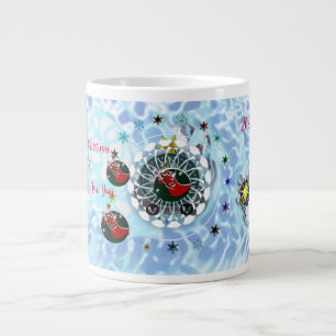 God jul Vind Jultomten Sock Jumbo Mugg