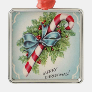 God jul Vintage Candy cane Julgransprydnad Metall