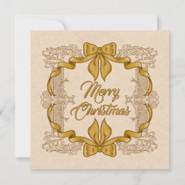 God Jul Vintage Guldslinga Julkort