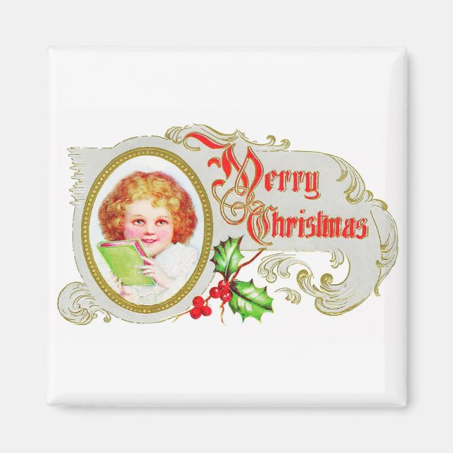 god jul Vintage Magnet (Framsidan)
