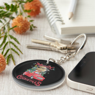 God jul Vintage Red Santa Lastbil