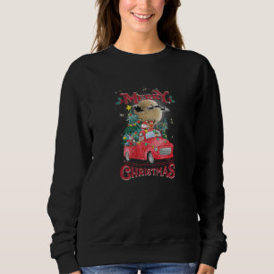 God jul Vintage Red Santa Lastbil T Shirt