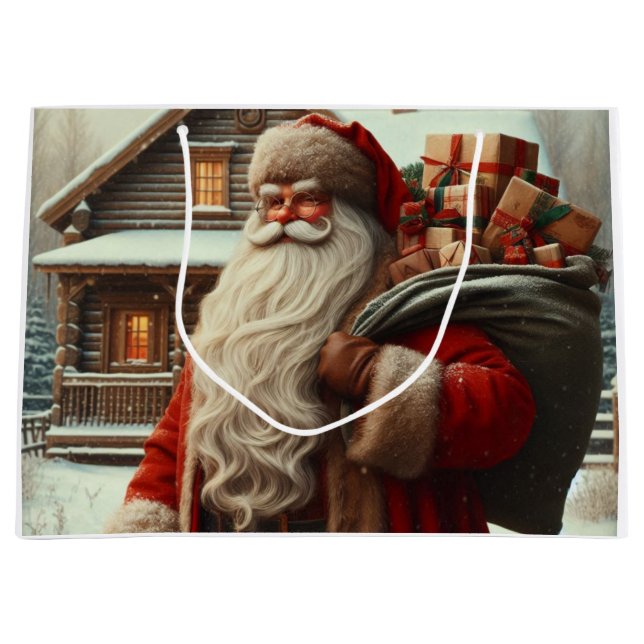 God jul vintage Santa (Framsidan)