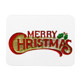 God jul Vintage Stil Helgdag Gift Magnet