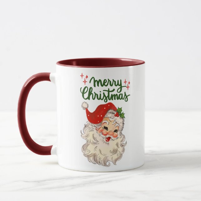 God jul vintage tomte jul  mugg (Vänster)