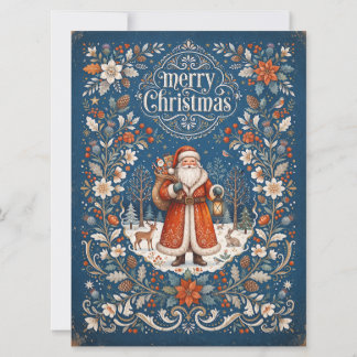 God Jul Vintage Tomte Julkort