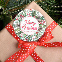 god jul vintergrön kalligrafi