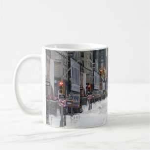 God Jul Vintersnö New York City Kaffemugg