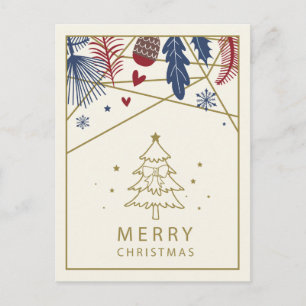GOD JUL Vintervykort för Helgdag Vykort