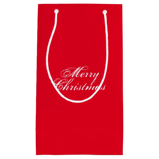 "God jul" vitt brev, rött (Framsidan)