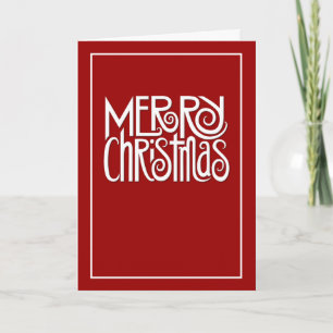 God jul, vitt textkort helgkort