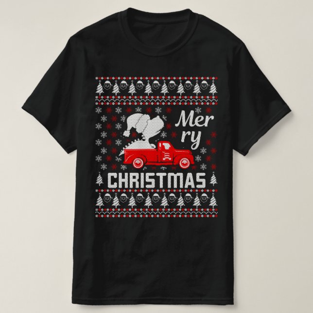god jul Vuxen julsötare T Shirt (Design framsida)