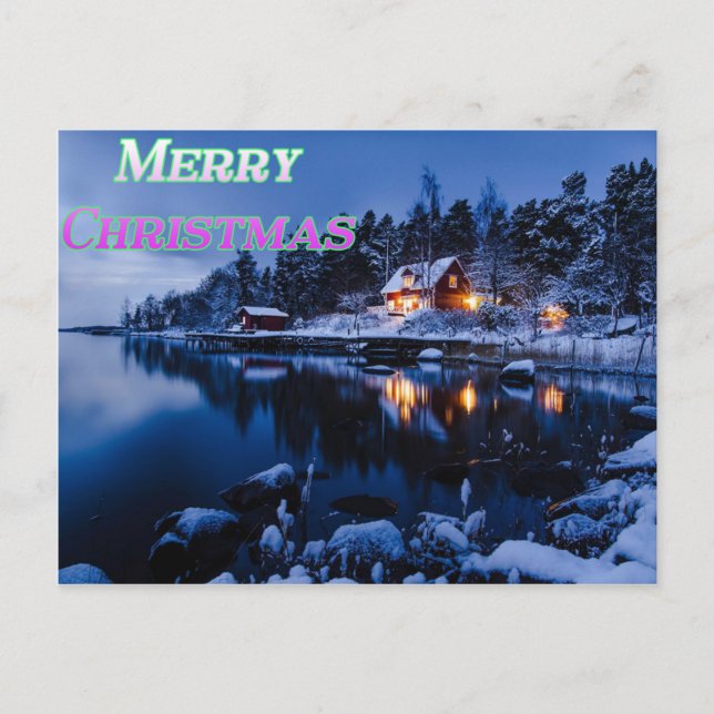 God jul vykort (Framsida)