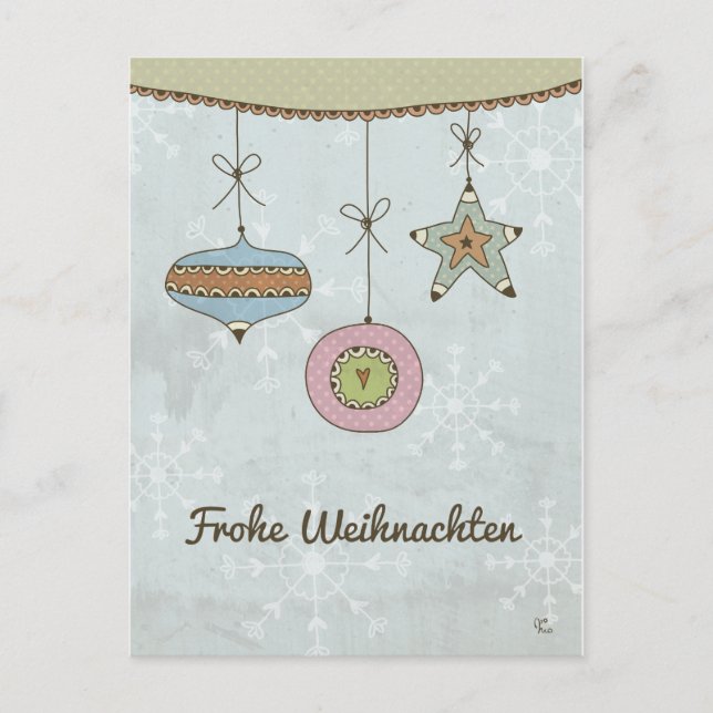 God jul vykort (Framsida)