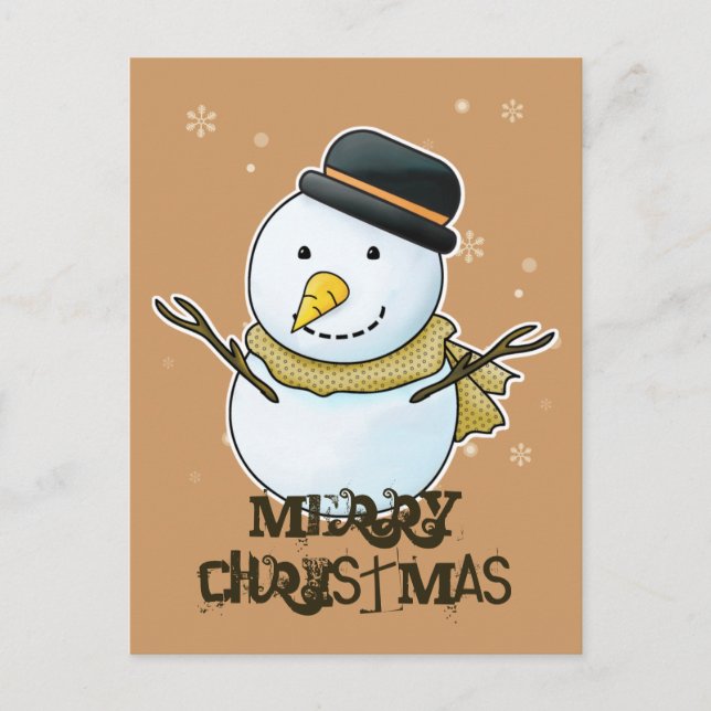 God jul vykort (Framsida)