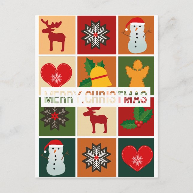 God jul vykort (Framsida)