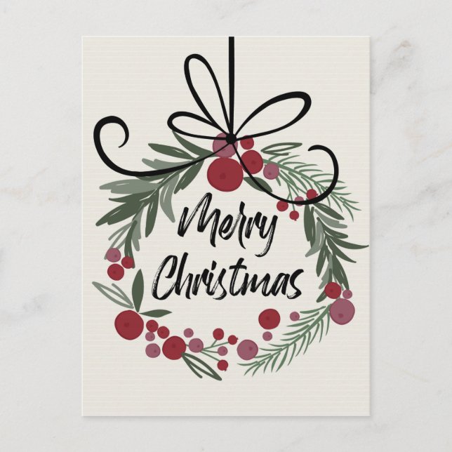 God jul vykort (Framsida)