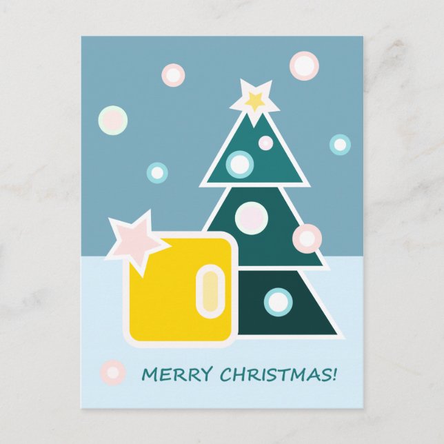 God jul vykort (Framsida)