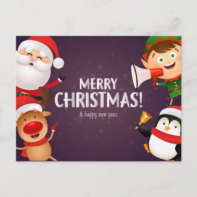 God jul vykort (Framsida)