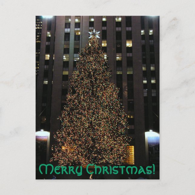 God jul! vykort (Framsida)