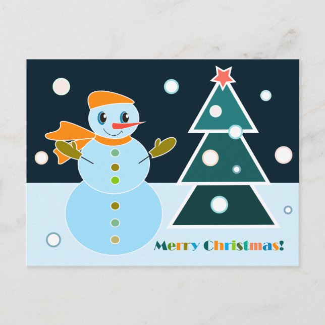 God jul vykort (Framsida)