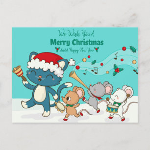 God jul vykort