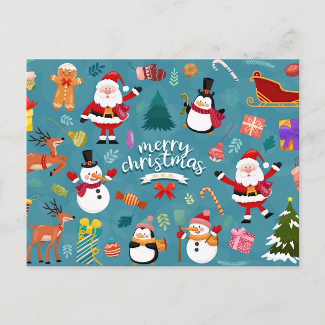 God jul vykort (Framsida)