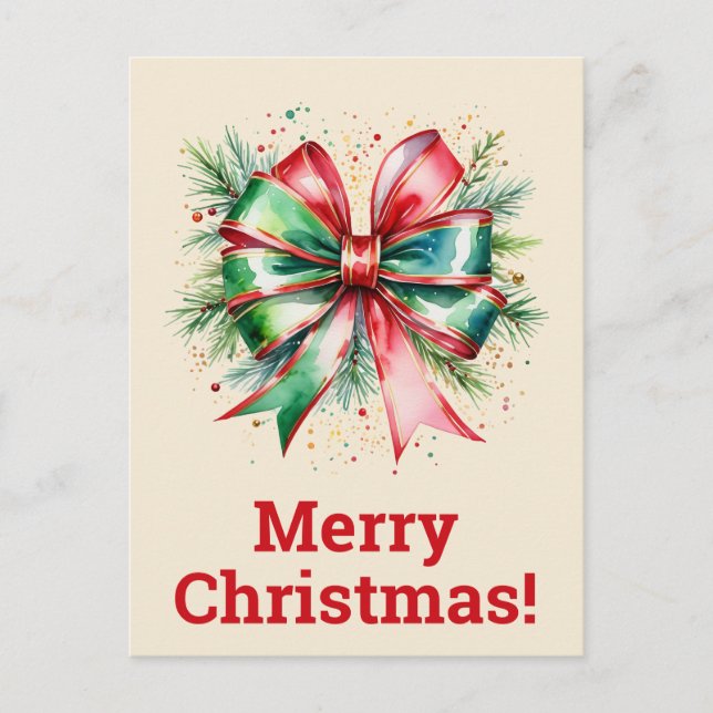 God jul vykort (Framsida)